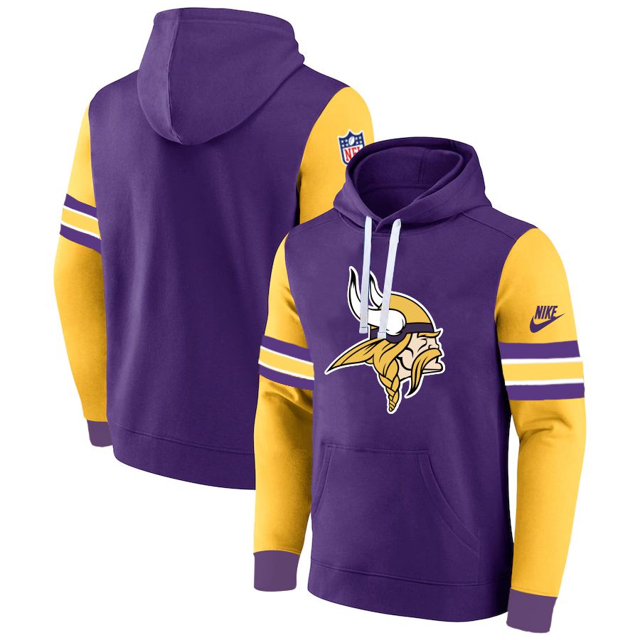 Men 2023 NFL Minnesota Vikings purple Sweatshirt style 1031->houston texans->NFL Jersey